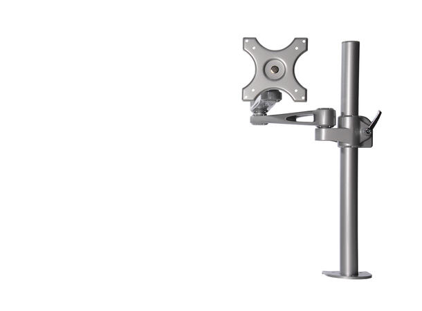 KENSON Monitor Arm Pole 7220A Single | Silver | Clamping Bracket 