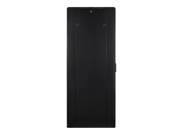 LinkIT Network Rack Cabinet 42U Black W600xD800xH1983, Glass - Perforated 