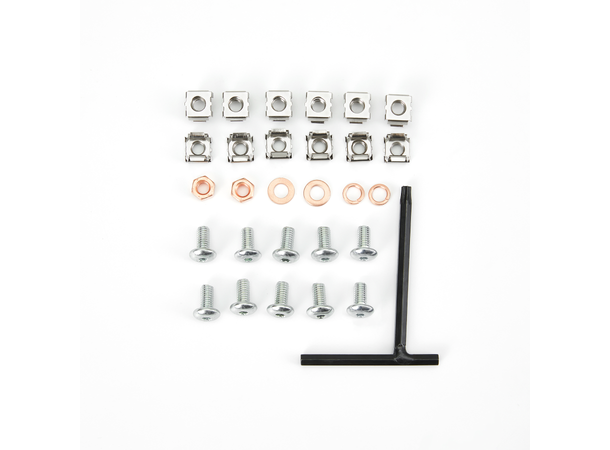 LinkIT Wall Cabinet 19' 6U Grey W600xD450xH368  | Glass 