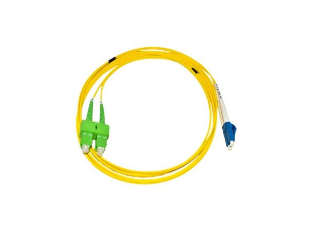 LinkIT fiber patch OS2 LC-APC/SC-UPC 2m Duplex | SM | LSZH 