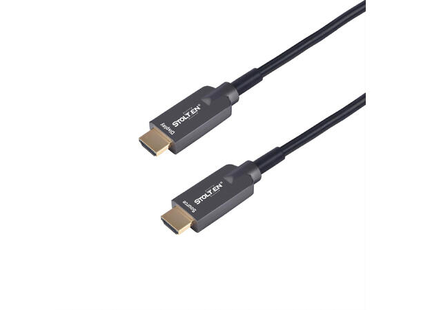 Stoltzen AOC STEEL HDMI 2.0 4K@60 50 m 18Gbps | Stainless steel | Kevlar armor 
