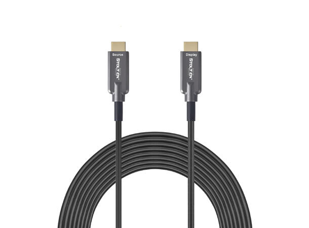 Stoltzen AOC STEEL HDMI 2.0 4K@60 50 m 18Gbps | Stainless steel | Kevlar armor 
