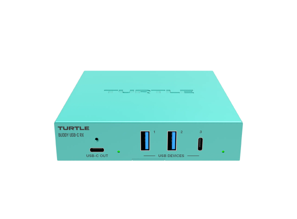 Turtle AV Boardroom Buddy USB-C RX 4K60. USB 3.2 Gen 1 with 2.5Gbps Data 