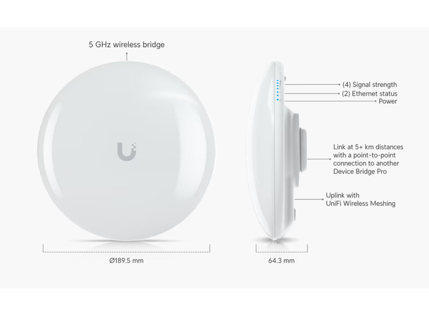 Ubiquiti Device Bridge Pro 2 x RJ45 IPX6 