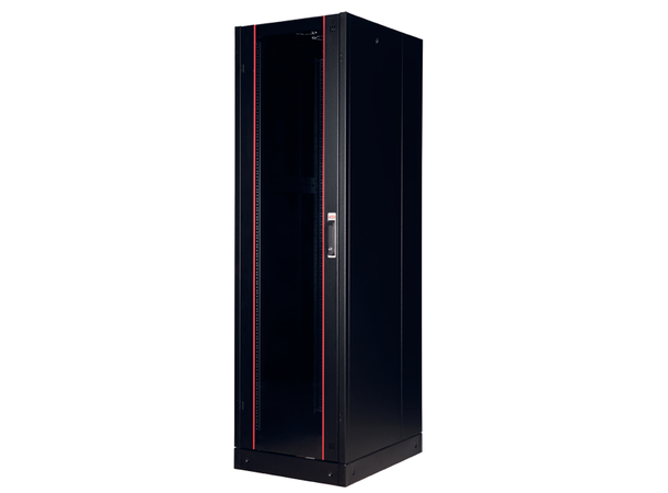 Lande HYPERline Series 36U Flat-packed W600xD600xH1744 | Black | 900kg | 19" 