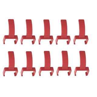 LinkIT ColorFlex Cat6a clips r&#246;d ColorFlex clips 10pcs/5 pair