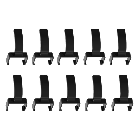 LinkIT ColorFlex Cat6a clips svart ColorFlex clips 10pcs/5 pair