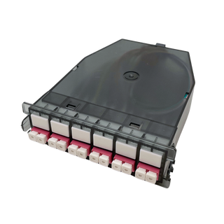 LinkIT MTP Cassette OM4 AF 12xLC low loss AF | 1xMPO connector | 12 LC