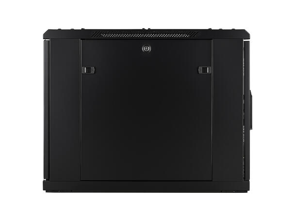LinkIT Network Rack Cabinet 12U Black W600xD800xH649 | Glass - Perforated 