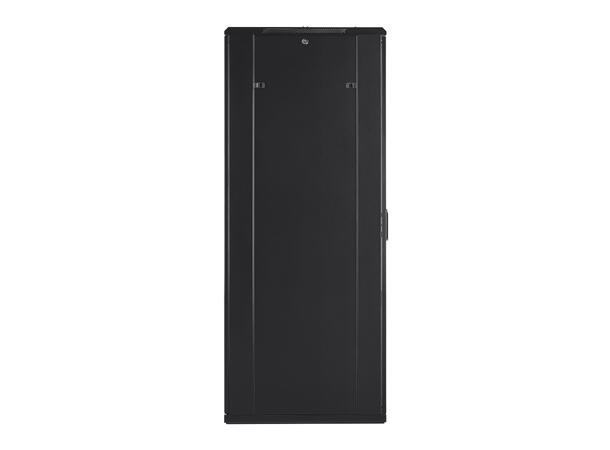 LinkIT Network Rack Cabinet 42U Black W800xD800xH1983, Glass - Split Perf 