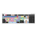 Logickeyboard Adobe Premiere PC Slim SE PC Silver, USB
