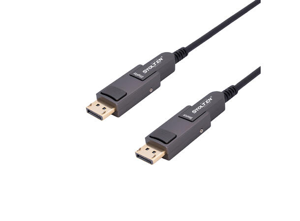 Stoltzen AOC DisplayPort 1.4 10 m 32Gbps | 8K@60 | 4K@120 | m/ Adapter 