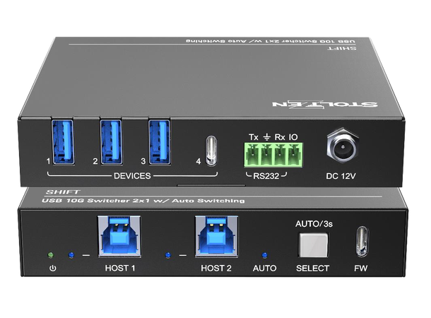 Stoltzen HERA SHIFT USB3.2 Switch Auto/RS232/GPIO 