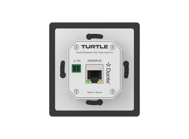 Turtle Dante Väggpanel Svart Bluetooth, with networked API control 