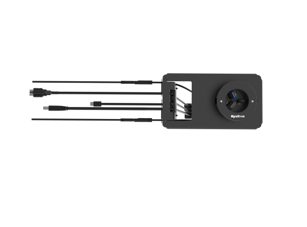 Wyrestorm IDB-300-BTN Dual Channel Cable Box | USB-C, HDMI+USB | Touch buttons wi 