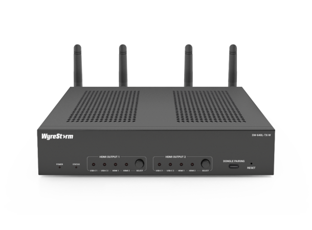 Wyrestorm SW-640L-TX-W Synergy 4-Input 4 K60Hz Presentation Switcher | USB-C 60W 