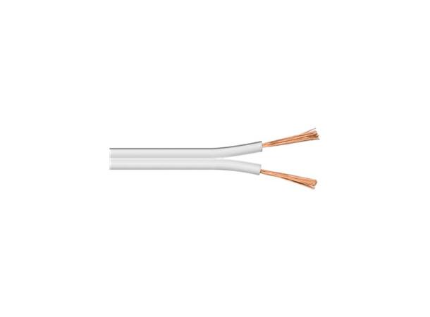 Goobay Speaker Cable white CCA 25 m roll | cable diameter 2 x 2.5 mm² 