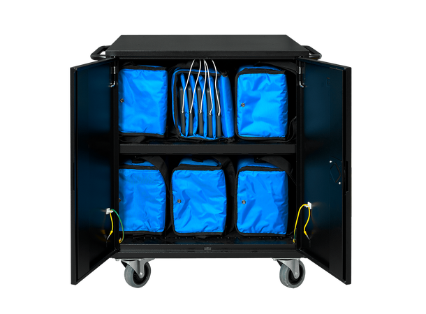 Leba NoteBag Blue 10 Cabinet EU | USB-C | Tablets up to 10,2" 