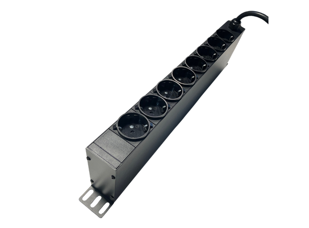 LinkIT 19" PDU 8xCEE 7/4 3m CEE 7/7 | 16A | amperemeter | 1U 