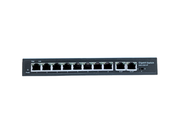 LinkIT 8-ports PoE++ Switch 120W 8 x gigabit, 2 x 10/100/1000 RJ45 uplink 