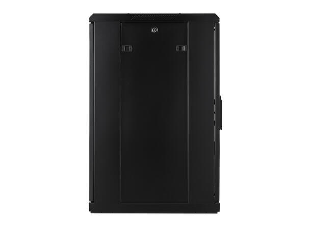 LinkIT Network Rack Cabinet 18U Black W600xD600xH916, Glass - Perforated 