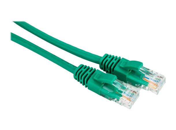 LinkIT Patch U/UTP Cat5e Grön 1m AWG 26/7 | PVC 