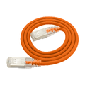 LinkIT SlimPatch F/UTP Cat6a Orange 0.5m AWG28/1 | LSZH | 4.7mm