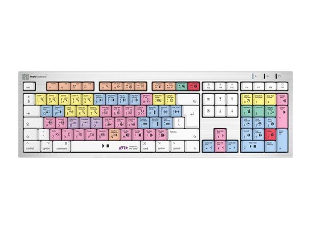 Logickeyboard Avid Pro Mac Alba UK/EN Tangentbord Avid Pro Tools Mac Alba 