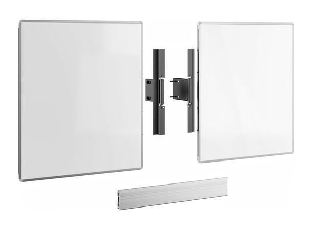 Vogels RISE A226 WHITEBOARD SET 65" LIFT STAND & TROLLEY 