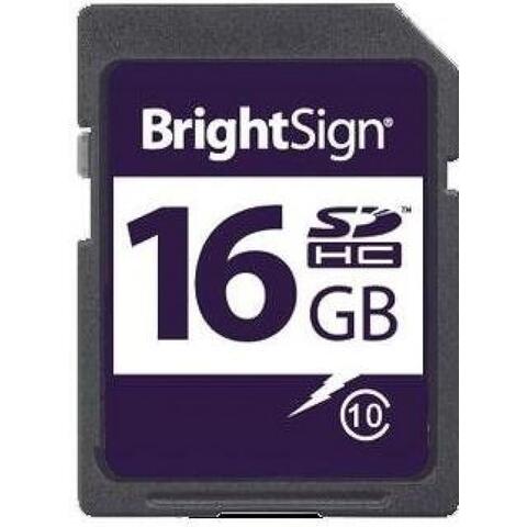 Brightsign Micro SD card 16 GB 16GB Class 10 Micro SD Memory Card