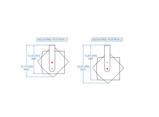 Fulcrum Acoustic UB-RX8 White Mounting bracket RX8 White 