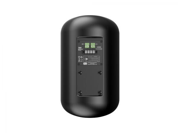 HH Høyttaler Tessen TNi-W6-BK Svart 6,5+1" 40W@100V 55W@8 Ohm 