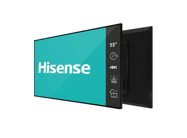 Hisense 55" 24/7 UHD 4K 500 nits Haze 25% , Wireless share , Android 11 