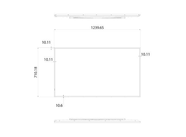 Hisense 55" 24/7 UHD 4K 500 nits Haze 25% , Wireless share , Android 11 