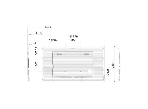 Hisense 55" 24/7 UHD 4K 500 nits Haze 25% | Wireless share | Android 11 