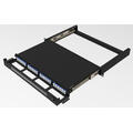LinkIT 1U MF HD Panel for MPO cassettes Unloaded | Max 96 fiber 1U