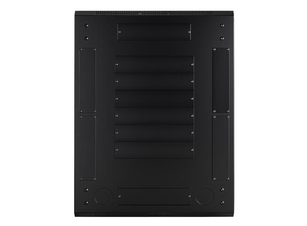 LinkIT Network Rack Cabinet 18U Black W600xD800xH916,  Glass - Perforated 