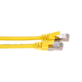 LinkIT Patch S/FTP Cat6a Yellow 0.3m AWG 26/7 | LSZH | Snagless