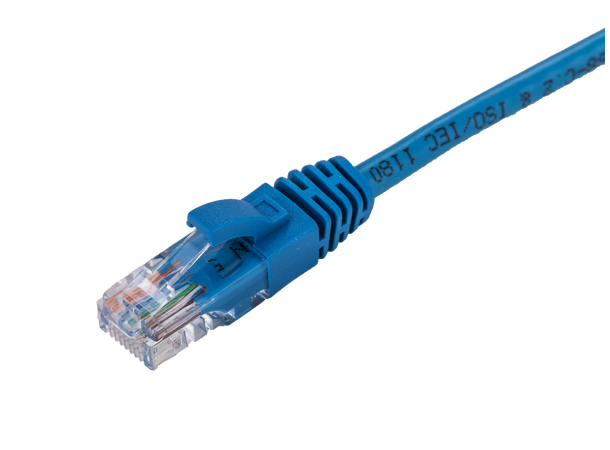 LinkIT Patch U/UTP Cat5e Blue 1m AWG 26/7 | PVC 