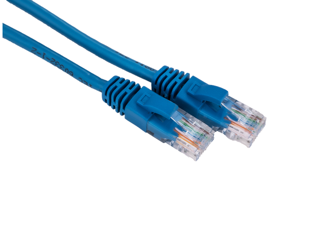 LinkIT Patch U/UTP Cat5e Blue 1m AWG 26/7 | PVC 