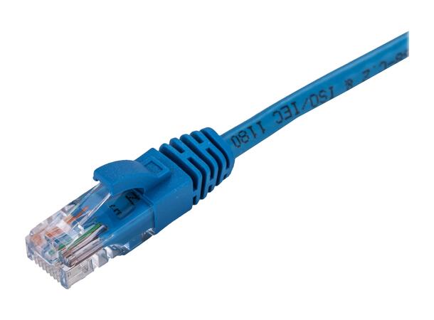 LinkIT Patch U/UTP Cat5e Blå 1m AWG 26/7 | PVC 