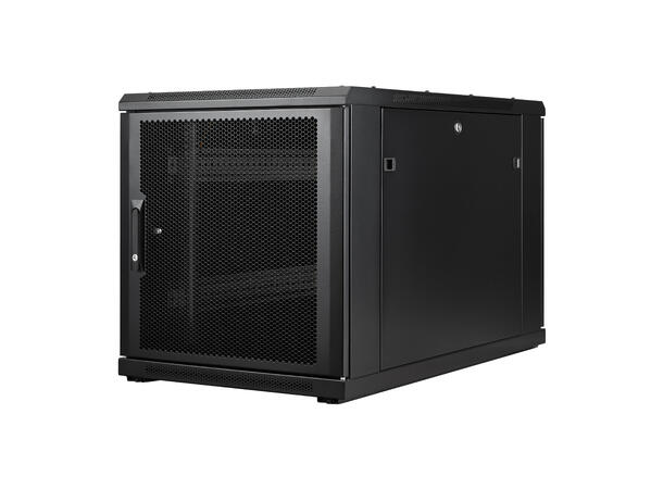 LinkIT Server Rack 12U Black W600xD1000xH649,  Perforated - Perfor 