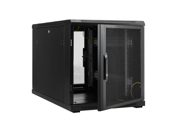 LinkIT Server Rack 12U Black W600xD1000xH649,  Perforated - Perfor 