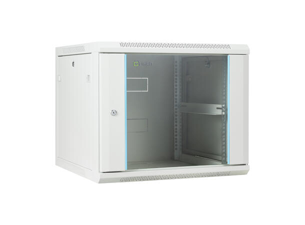 LinkIT Wall Cabinet 19' 9U Grey W600xD600xH501 |  Glass 