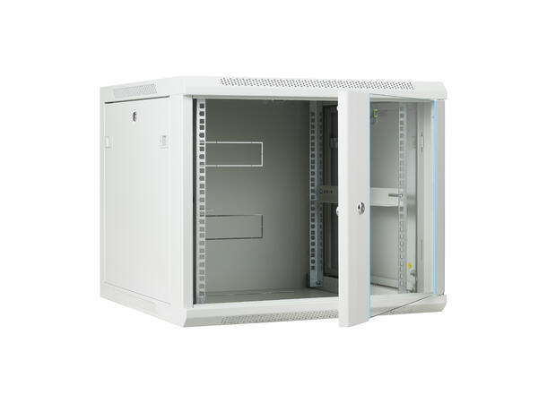 LinkIT Wall Cabinet 19' 9U Grey W600xD600xH501 |  Glass 