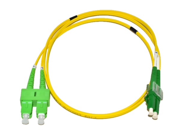 LinkIT fiber patch OS2 LC-APC/SC-APC 3m Duplex | SM | LSZH 