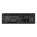 Logickeyboard XLPrint NERO PC W/B SE PC NERO + Lamp