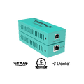 Turtle AV Dante Pro Dual Channel USB-C I/O Adapter