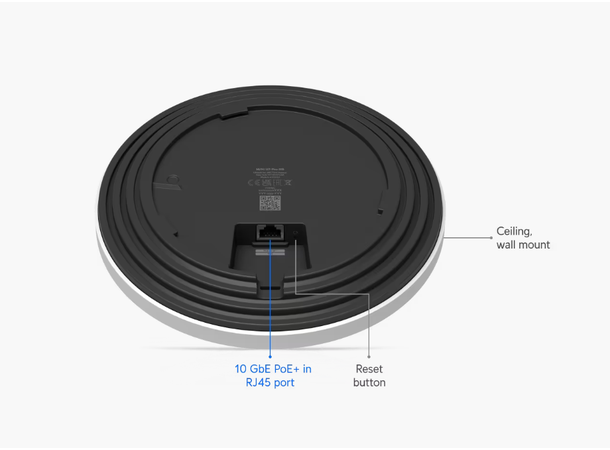 Ubiquiti UniFi Wifi 7 PRO XG 10GbE uplink | 10.788 Gbps 22W 