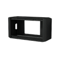 Caymon CASY034/B On-wall Black On-wall chassis 4 spaces 60mm depth